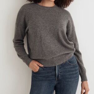 Madewell (Re)sponsible Cashmere Oversized Crewneck Sweater